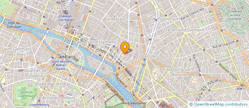 localisation de l'entreprise LES ATELIERS DU VERBE  PARIS