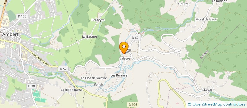 localisation de l'entreprise LES ATELIERS DU VIRTUEL à AMBERT