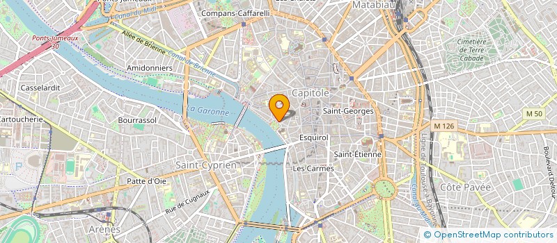 localisation de l'entreprise LES ATELIERS DU VOISINAGE  TOULOUSE