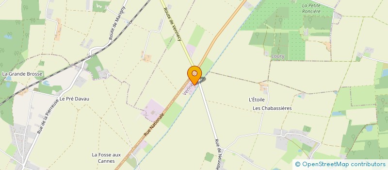 localisation de l'entreprise LES ATELIERS DUFOIS à VENNECY