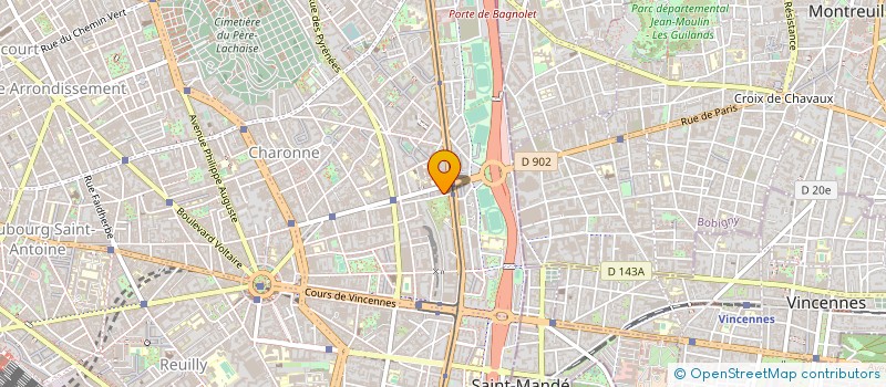 localisation de l'entreprise LES ATELIERS EDI à PARIS