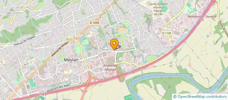 localisation de l'entreprise LES ATELIERS FOC à MEYLAN
