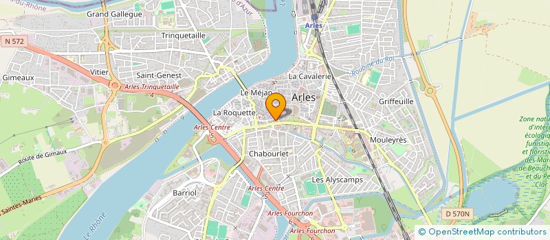 localisation de l'entreprise LES ATELIERS FRANCAIS  ARLES