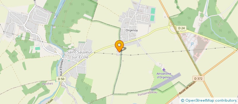 localisation de l'entreprise LES ATELIERS FRANCILIENS  SAINT-SAUVEUR-SUR-ECOLE