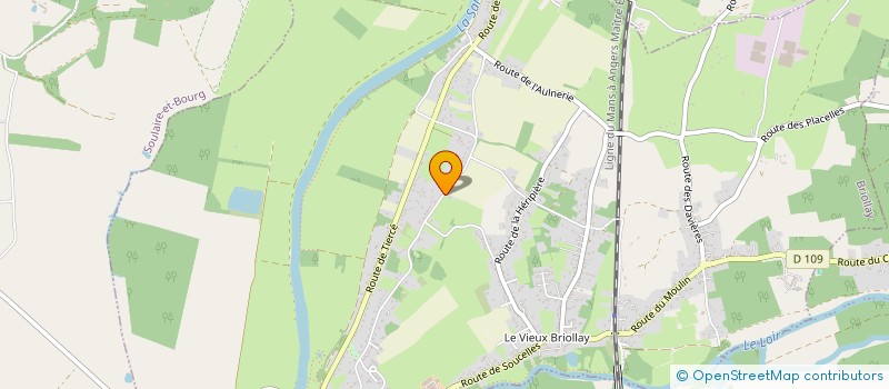 localisation de l'entreprise LES ATELIERS IMMO  BRIOLLAY