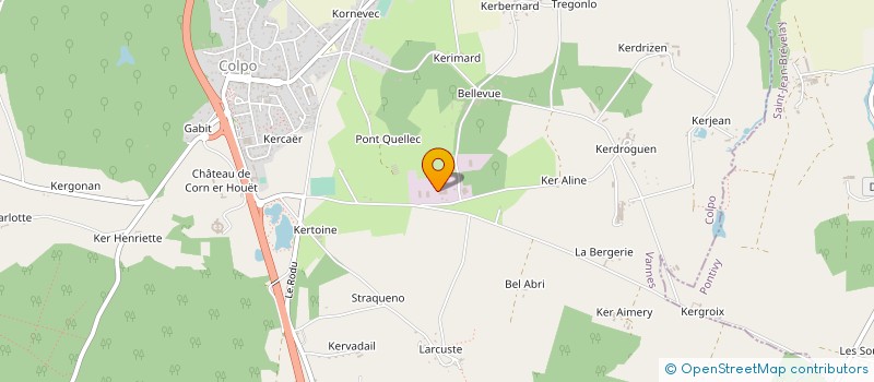 localisation de l'entreprise LES ATELIERS JEHANNO à LOCQUELTAS