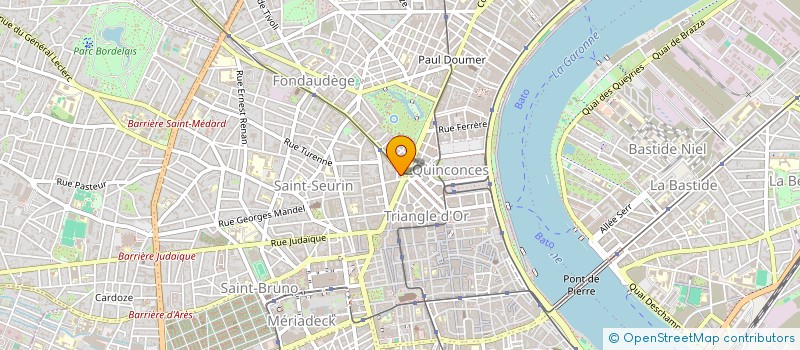 localisation de l'entreprise LES ATELIERS LAGARDERE à BORDEAUX