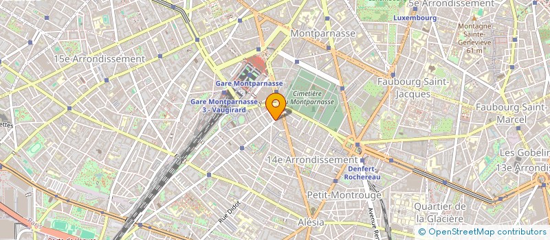 localisation de l'entreprise LES ATELIERS LEBOUIS  PARIS