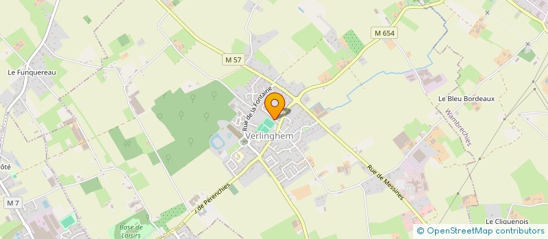 localisation de l'entreprise LES ATELIERS LILLOIS  VERLINGHEM