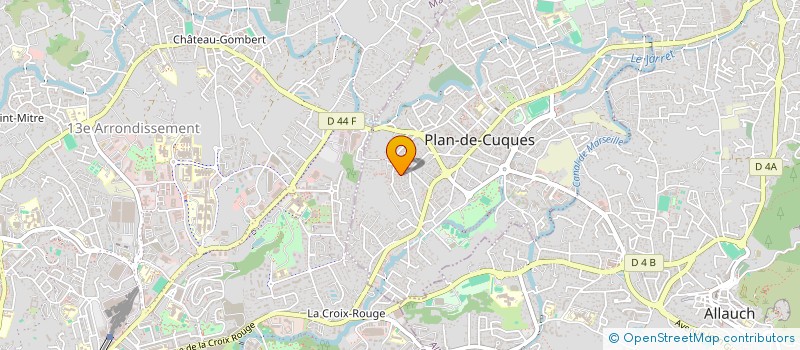 localisation de l'entreprise LES ATELIERS LIS TES RATURES à PLAN-DE-CUQUES