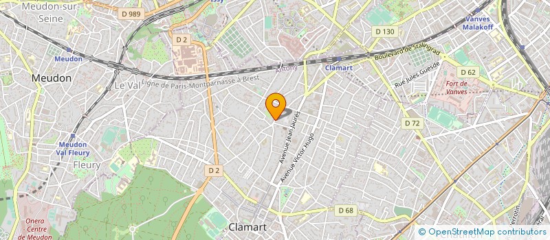 localisation de l'entreprise LES ATELIERS MADERAS à LA COURNEUVE