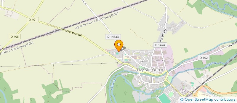 localisation de l'entreprise LES ATELIERS MAIN DANS LA MAIN  LIZY-SUR-OURCQ