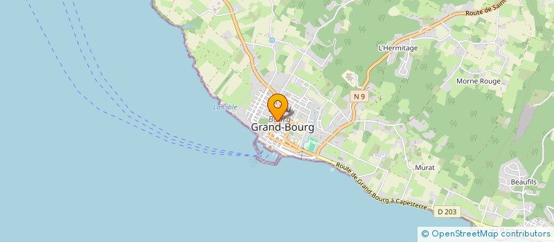 localisation de l'entreprise LES ATELIERS MARIE-GALANTAIS DE COUTURE à GRAND-BOURG
