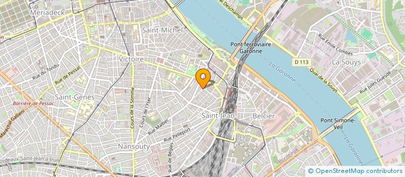localisation de l'entreprise LES ATELIERS MEDIA  BORDEAUX