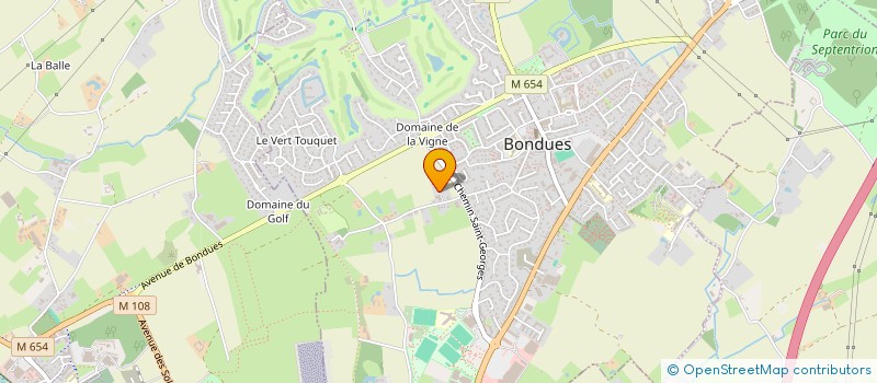 localisation de l'entreprise LES ATELIERS MISE EN SCENE  BONDUES