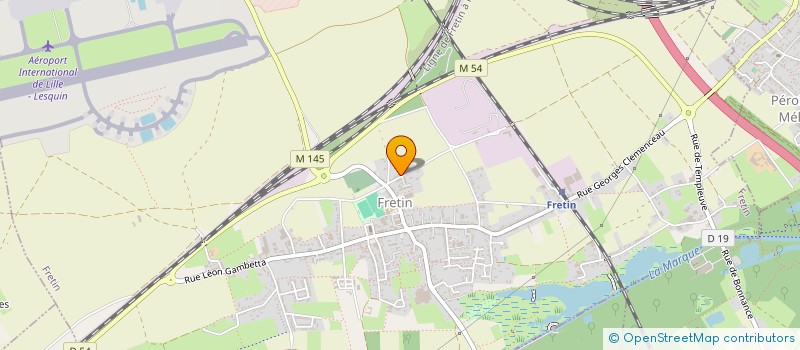 localisation de l'entreprise LES ATELIERS MSMP à FRETIN