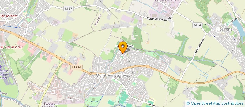 localisation de l'entreprise LES ATELIERS MUSICAUX DE FONSEGRIVES AMF à QUINT-FONSEGRIVES