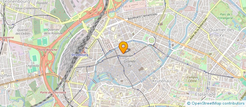 localisation de l'entreprise LES ATELIERS MUSICAUX DU CAMS à STRASBOURG