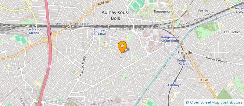 localisation de l'entreprise LES ATELIERS NATURE & ENERGIE à AULNAY-SOUS-BOIS