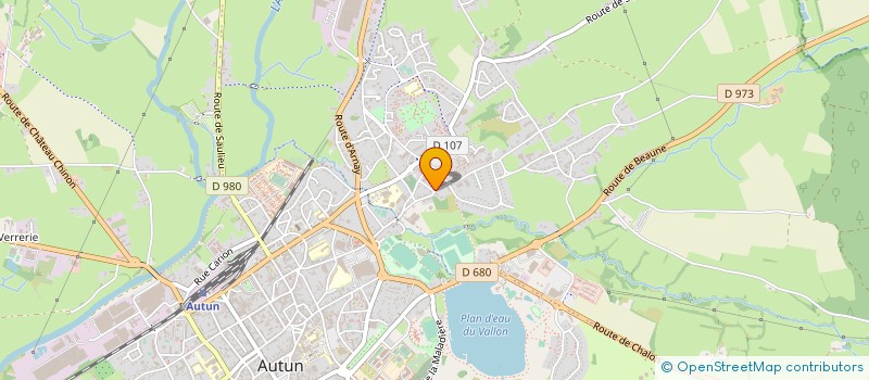 localisation de l'entreprise LES ATELIERS NOMADES à AUTUN