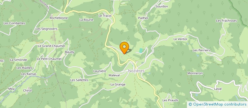 localisation de l'entreprise LES ATELIERS NOX  NOZIERES