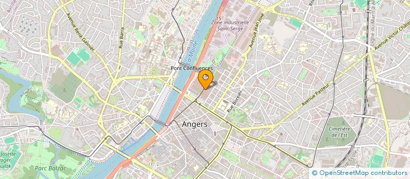 localisation de l'entreprise LES ATELIERS PEDAGOGIQUES à ANGERS