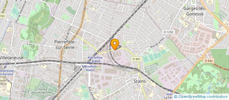 localisation de l'entreprise LES ATELIERS POLYBE ET MALET à STAINS