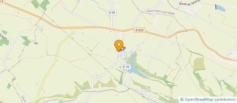 localisation de l'entreprise LES ATELIERS RG  VAUX