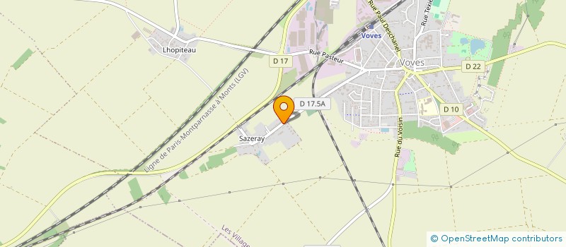 localisation de l'entreprise LES ATELIERS SAINT GILLES à LES VILLAGES VOVEENS