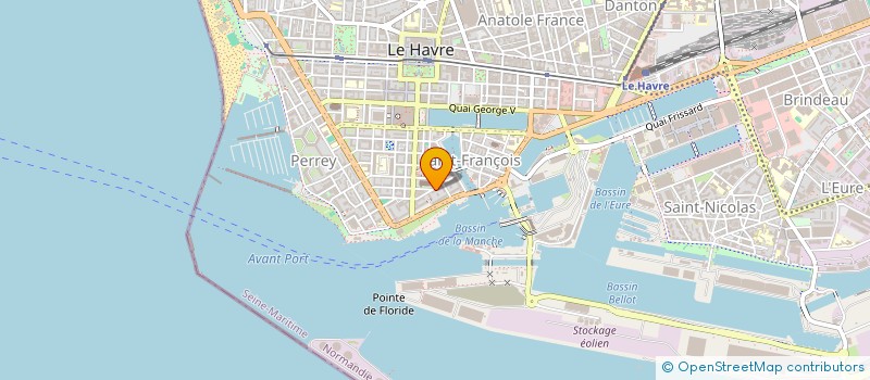 localisation de l'entreprise LES ATELIERS SAINT JACQUES  LE HAVRE