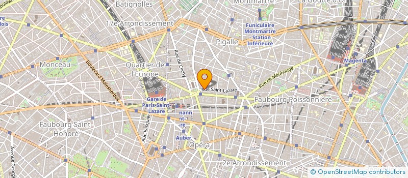 localisation de l'entreprise LES ATELIERS SAINT- LAZARE  PARIS