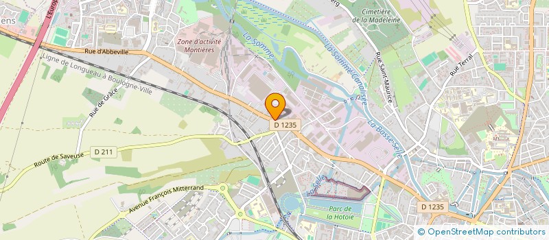 localisation de l'entreprise LES ATELIERS ST HONORE à AMIENS