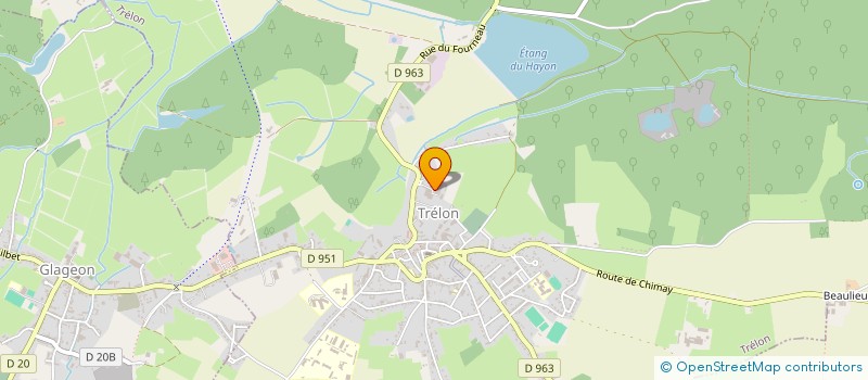 localisation de l'entreprise LES ATELIERS TECHNIMETAL DU NORD à TRELON