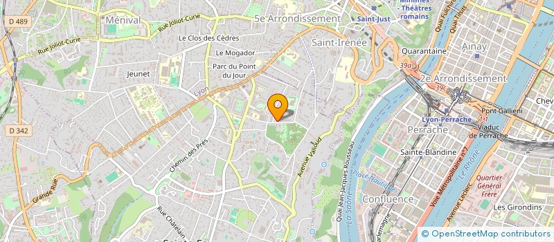 localisation de l'entreprise LES ATELIERS THEATRES LES TOHUS BOHUS à SAINTE-FOY-LES-LYON