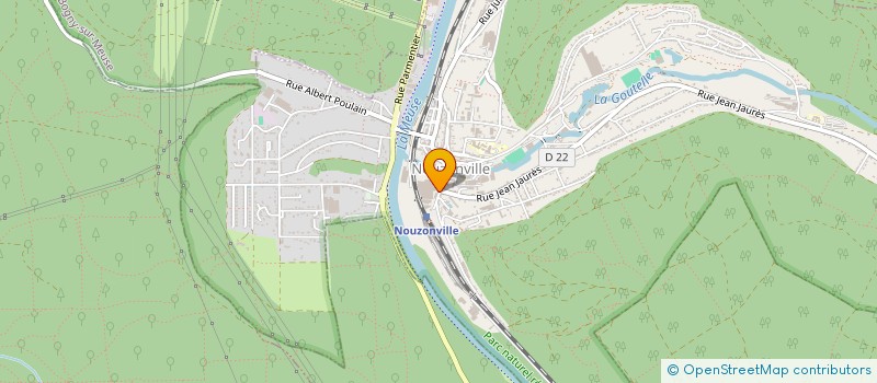 localisation de l'entreprise LES ATELIERS THOME GENOT à NOUZONVILLE