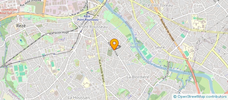 localisation de l'entreprise LES ATELIERS VERONESE à REZE