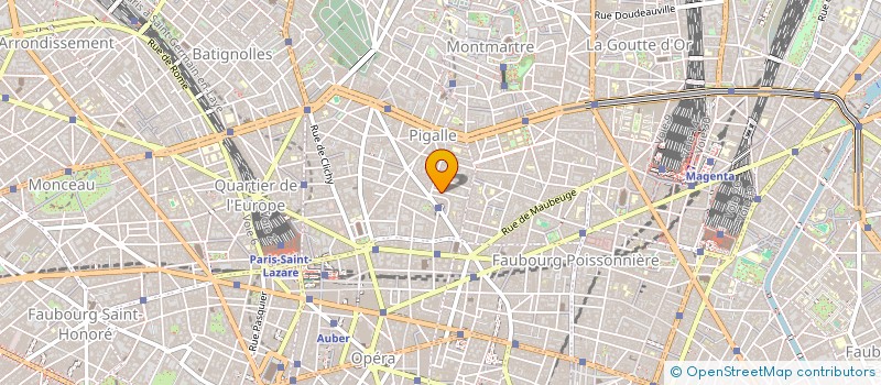 localisation de l'entreprise LES ATELIERS W  PARIS