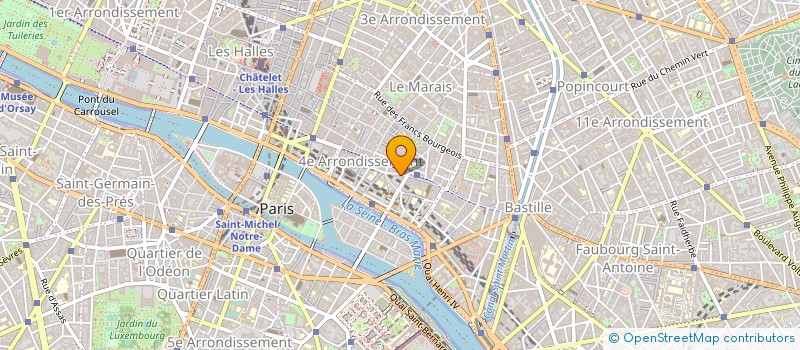 localisation de l'entreprise LES ATHEVAINS à PARIS