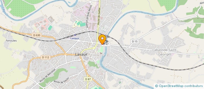 localisation de l'entreprise LES ATLANTES  CALVIGNAC