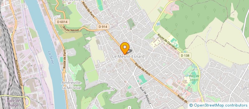 localisation de l'entreprise LES ATLANTES DU PLATEAU EST  LE MESNIL-ESNARD