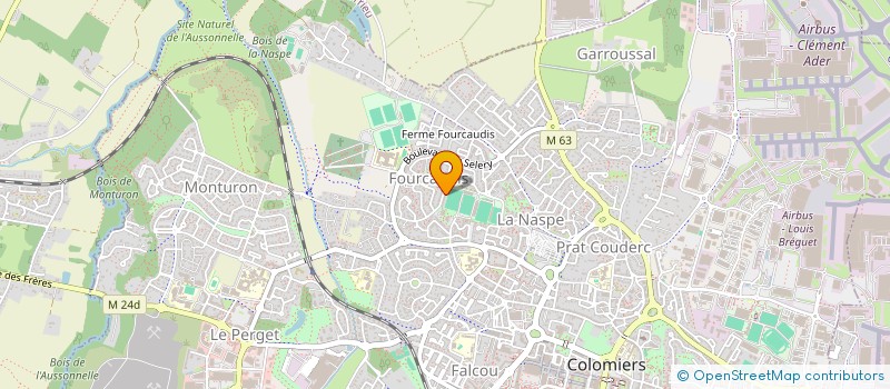 localisation de l'entreprise LES ATLANTS à COLOMIERS
