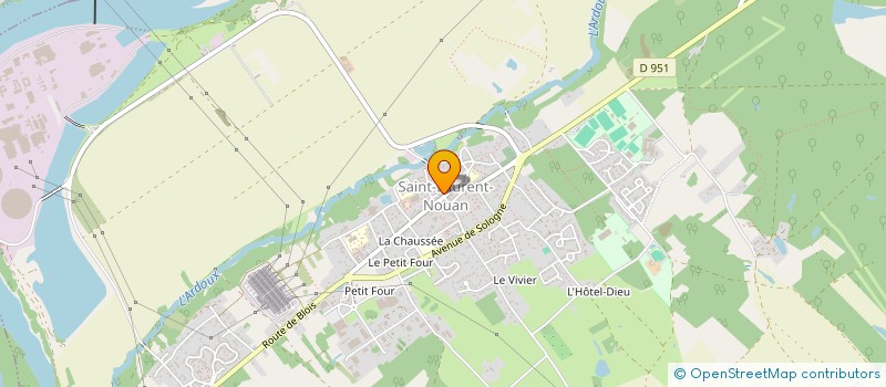 localisation de l'entreprise LES ATOMIQUES DE SAINT LAURENT NOUAN  SAINT-LAURENT-NOUAN