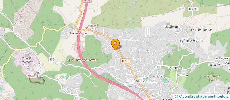 localisation de l'entreprise LES ATREIDES  LA BOUILLADISSE