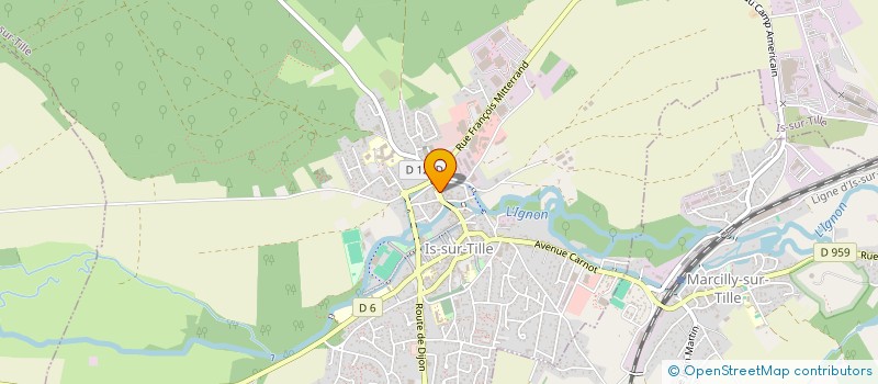 localisation de l'entreprise LES ATTELAGES D'ECHEVANNES  ECHEVANNES