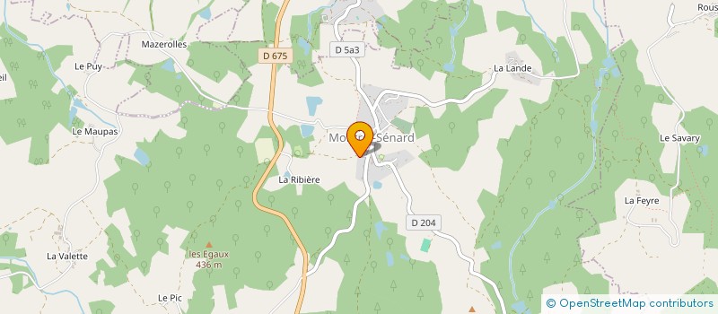 localisation de l'entreprise LES ATTELAGES DE L'ISSOIRE à MONTROL-SENARD