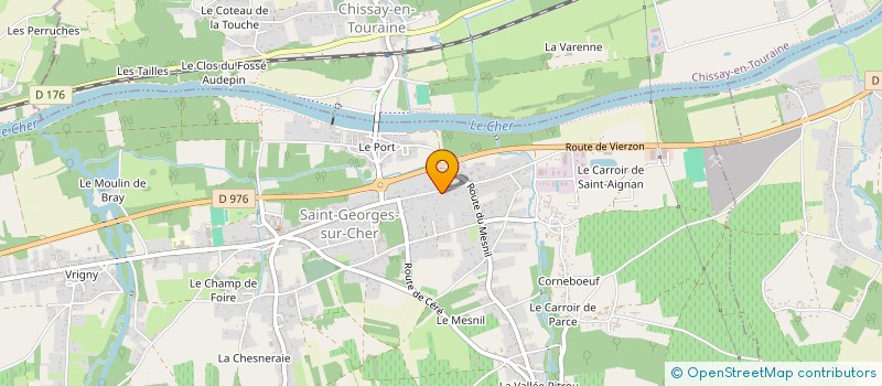 localisation de l'entreprise LES ATTELAGES DE SAINT JULIEN  SAINT-GEORGES-SUR-CHER