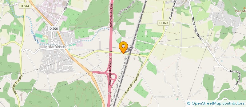 localisation de l'entreprise LES ATTELAGES DES CLAVIERES  MALATAVERNE