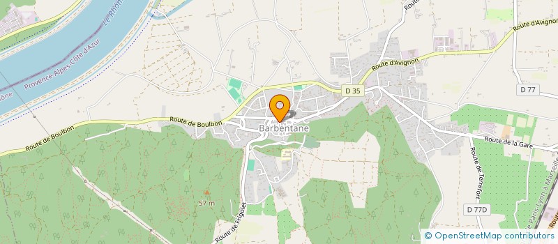 localisation de l'entreprise LES ATTELAGES DES CRINIERES  BARBENTANE