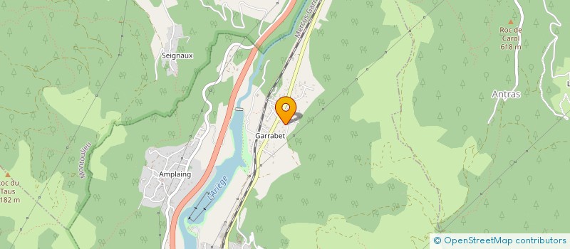 localisation de l'entreprise LES ATTELAGES DU COYT à MERCUS-GARRABET