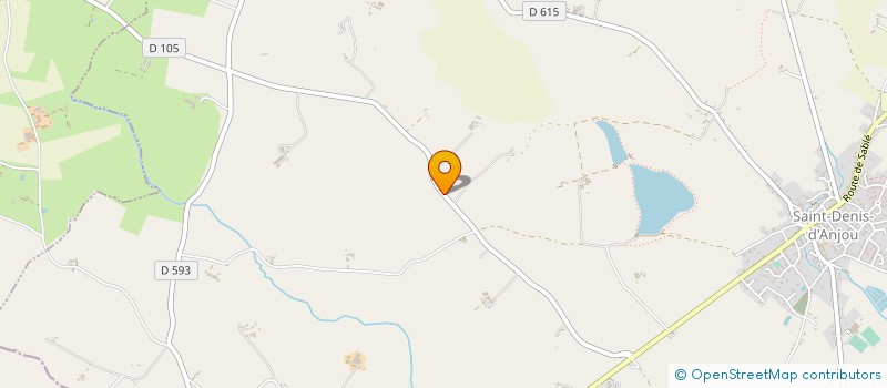 localisation de l'entreprise LES ATYPIQUES DE JM  SAINT DENIS D'ANJOU